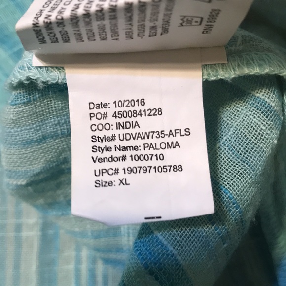 Vintage America Blues Light Weight Pull-Over Tunic - Picture 12 of 12